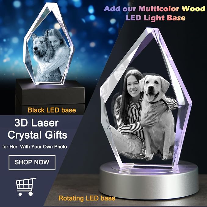 Forever in Focus: Personalized 3D Crystal Keepsakes to Honor Every Paw Print