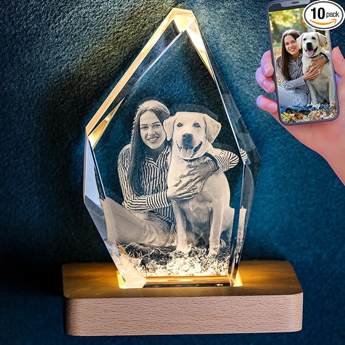 Forever in Focus: Personalized 3D Crystal Keepsakes to Honor Every Paw Print
